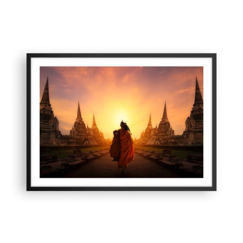 Plakat i sort ramme - I fred for evigt - 70x50 cm