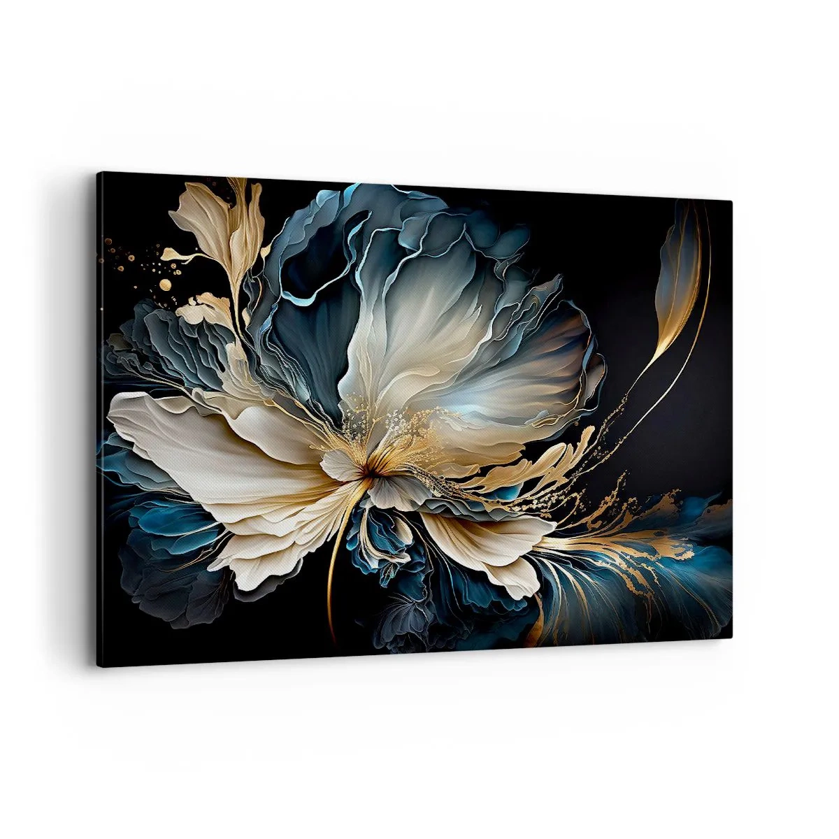 Lærredstryk - Billede på lærred - Eventyrlig bregneblomst - 100x70 cm