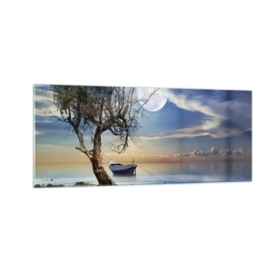 Billede på glas - Er dette enden eller begyndelsen? - 100x40 cm