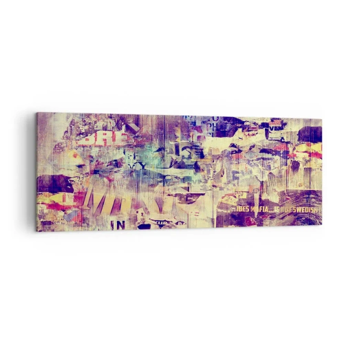 Lærredstryk - Billede på lærred - Og det er alt, hvad der vil være tilbage - 140x50 cm