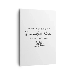 Lærredstryk - Billede på lærred - Hemmeligheden bag succes - 50x70 cm