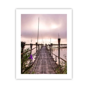 Plakat - Den stille og rolige atmosfære i Asien - 40x50 cm