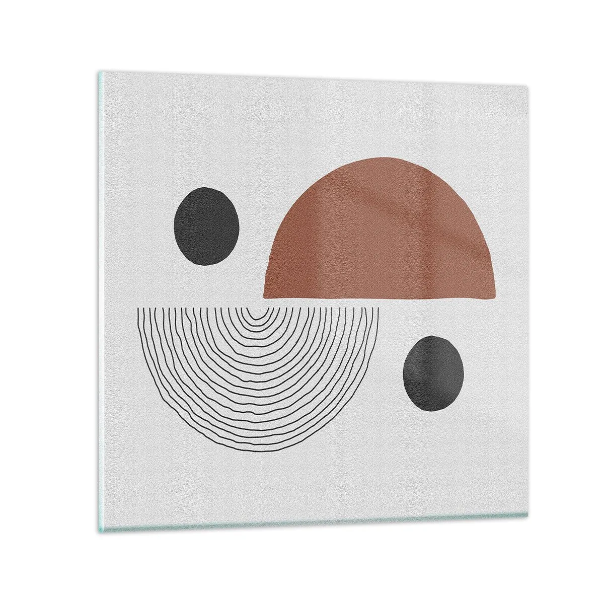 Billede på glas - Perfektion af hjulet - 40x40 cm