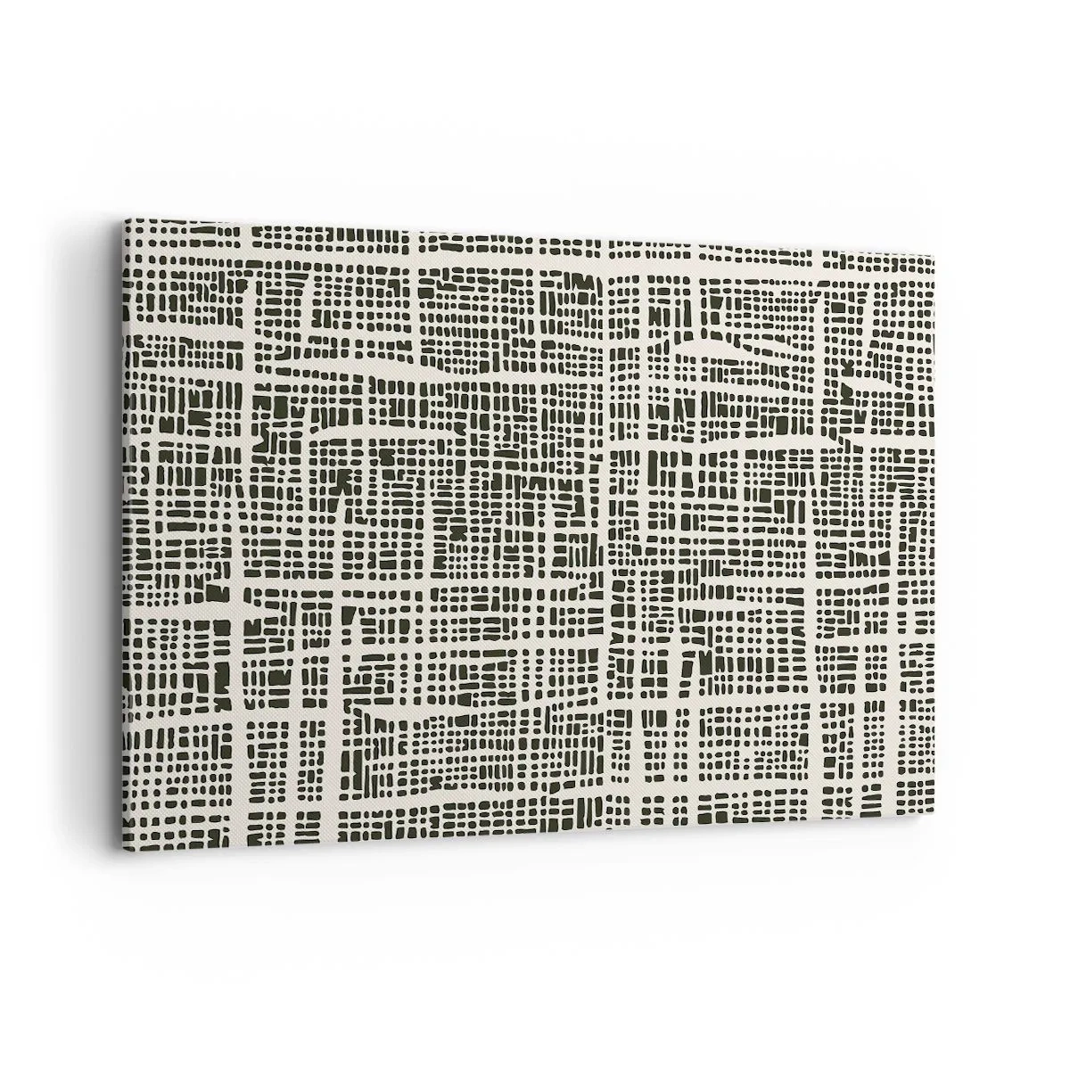 Lærredstryk - Billede på lærred - En sammensætning vævet - 120x80 cm