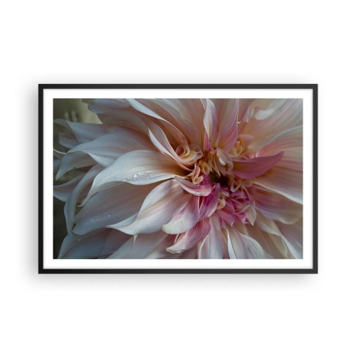 Plakat i sort ramme - Blomstrende friskhed - 91x61 cm