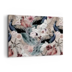 Lærredstryk - Billede på lærred - I paladsets have - 100x70 cm