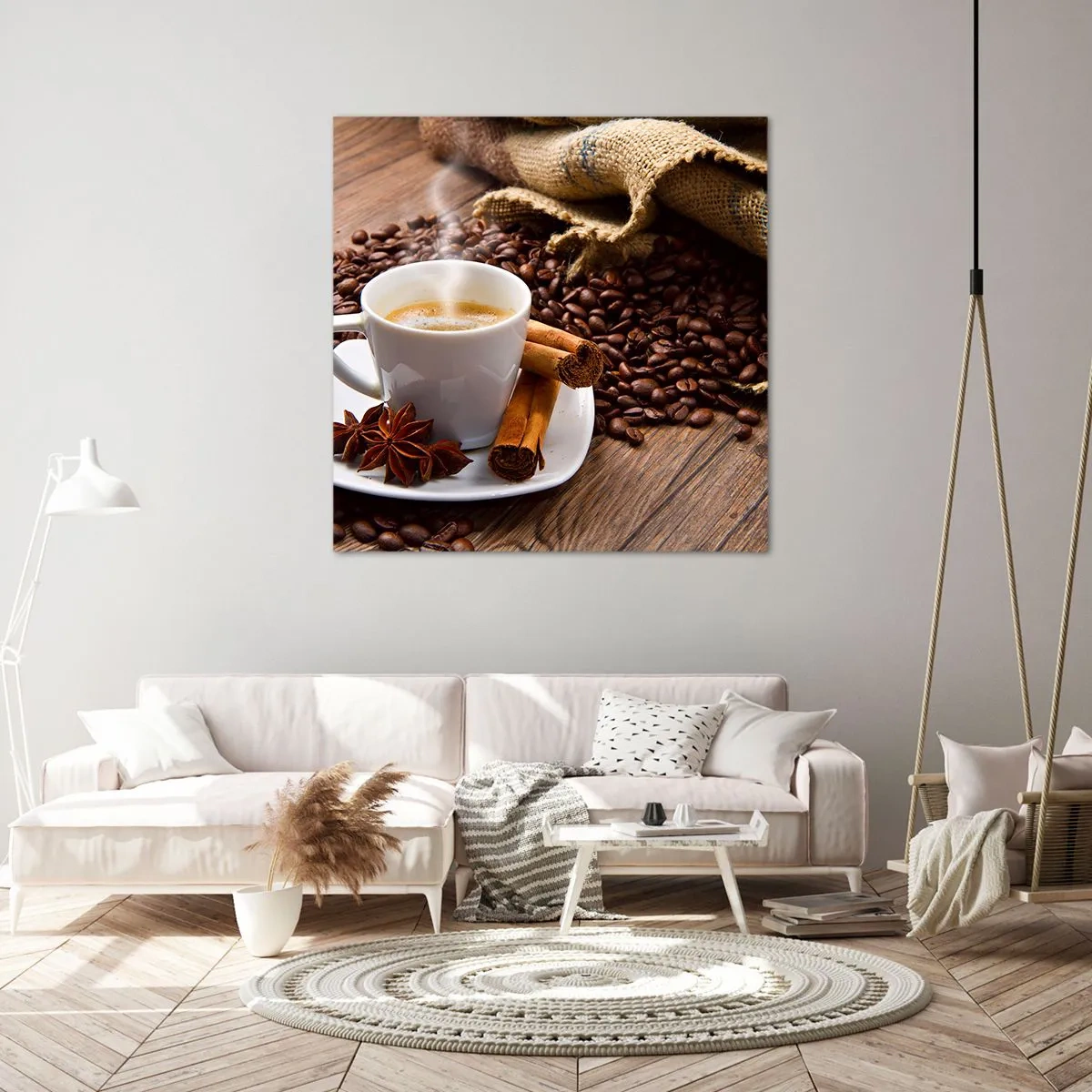 Lærredstryk - Billede på lærred - Krydret smag og aroma - 70x70 cm