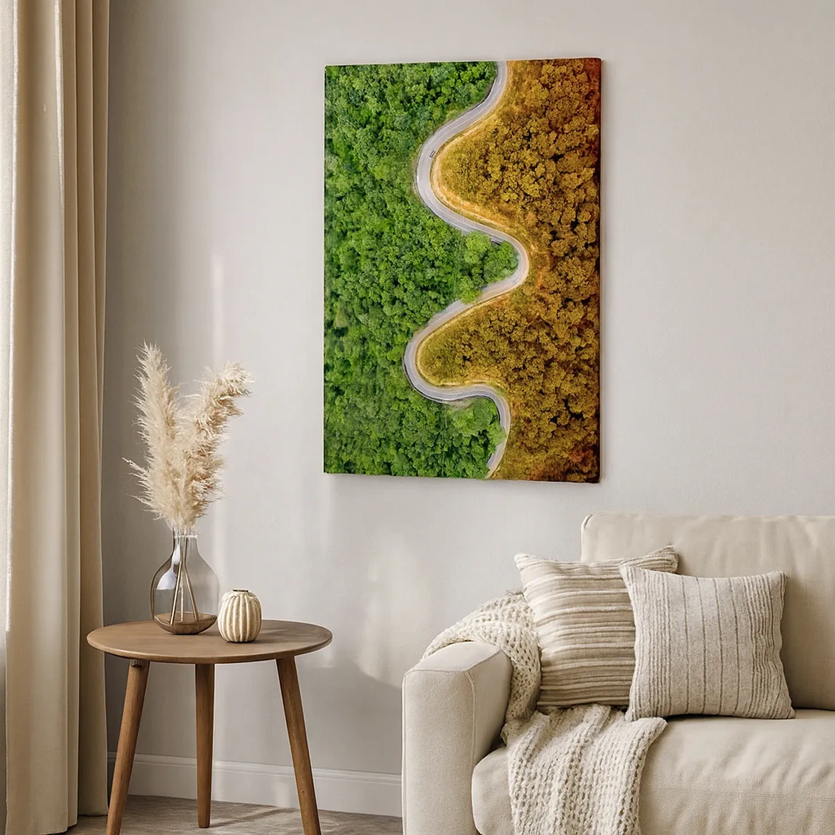 Lærredstryk - Billede på lærred - Grænser og gennembrud - 50x70 cm