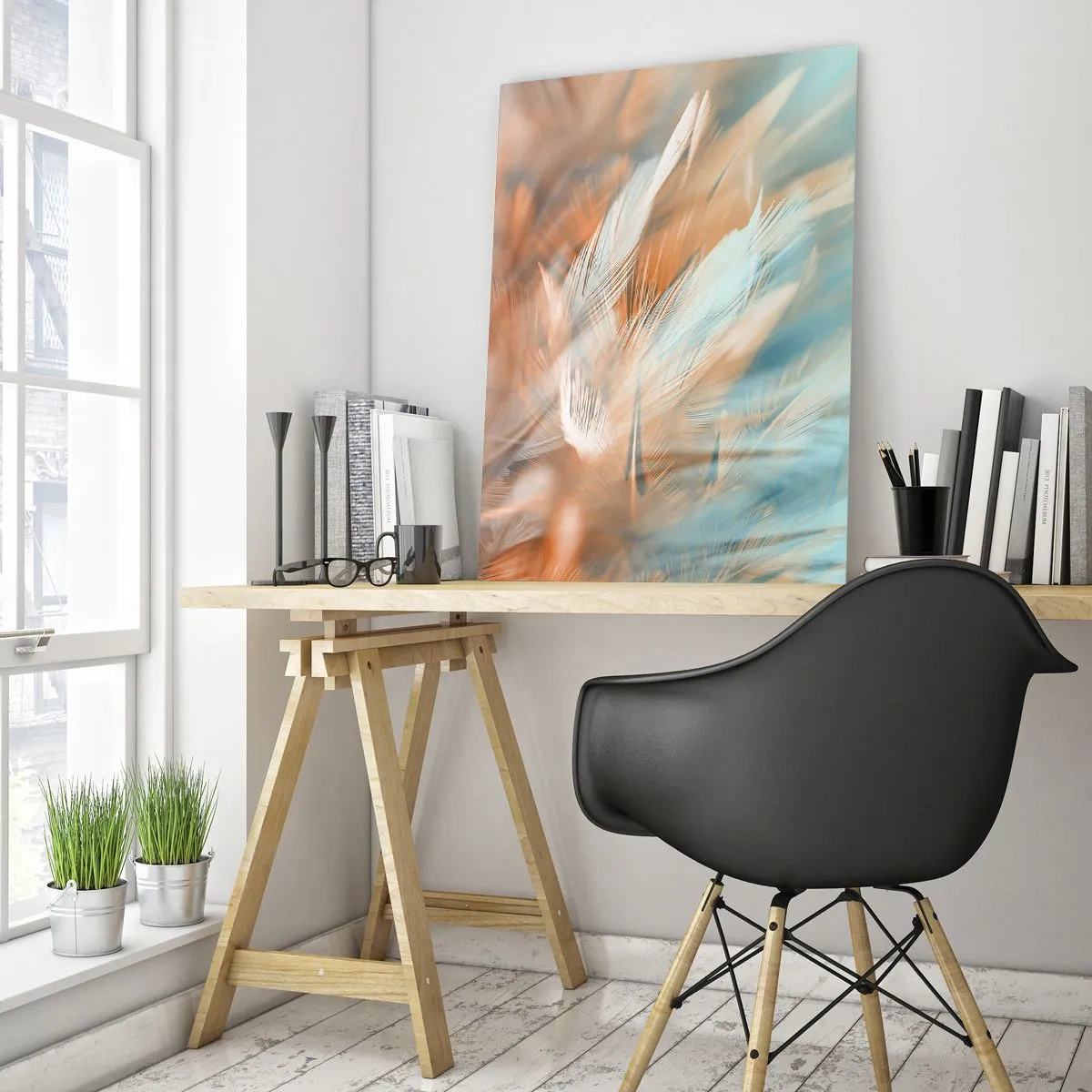 Billede på glas - I mildhedens land - 80x120 cm