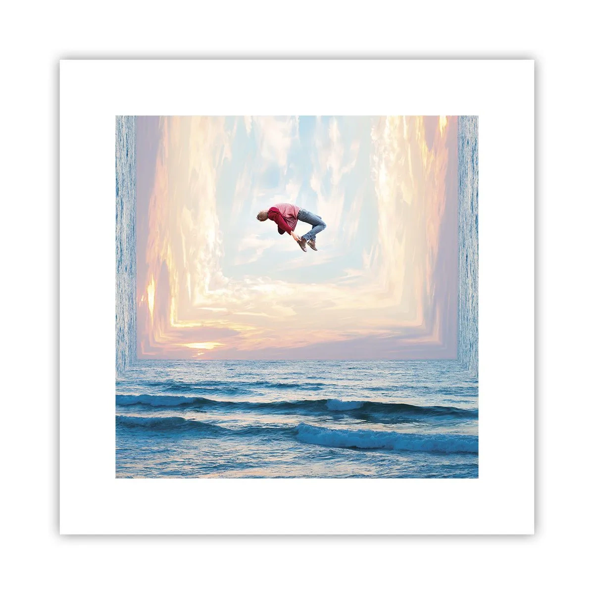 Plakat - Til en anden dimension - 30x30 cm