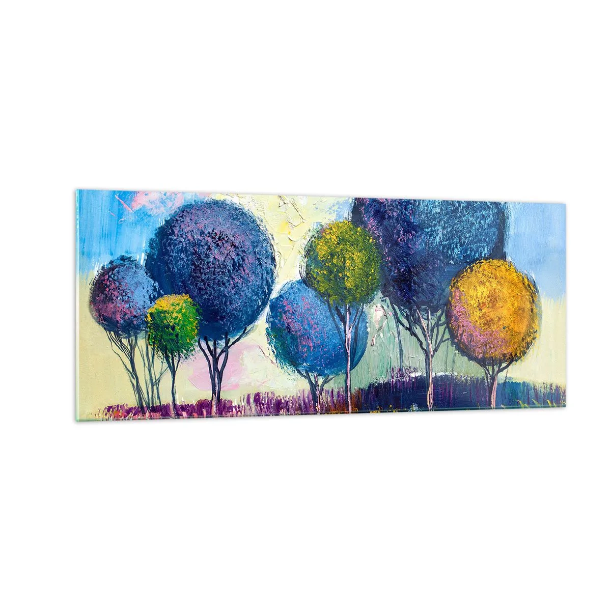 Billede på glas - Kugle - idealets form - 100x40 cm