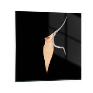 Billede på glas - Elegance og stil - 30x30 cm