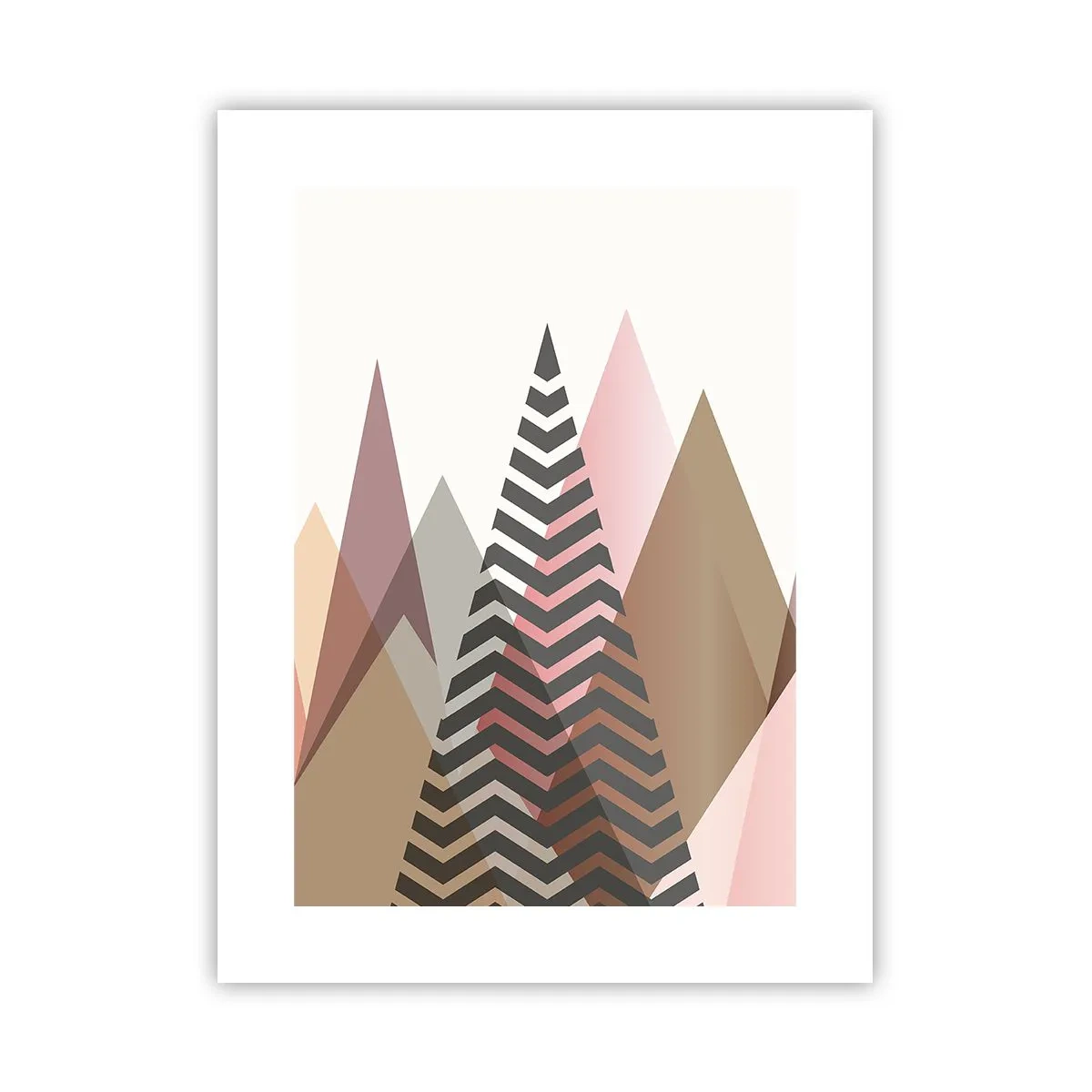 Plakat - Pyramide udsigt - 30x40 cm