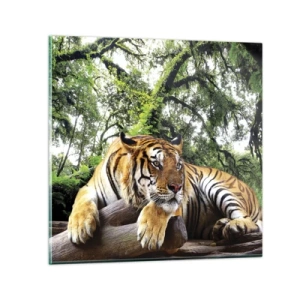 Billede på glas - Med venlig hilsen - 40x40 cm