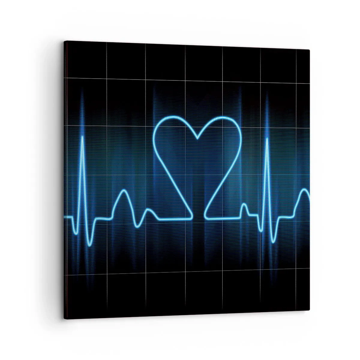 Lærredstryk - Billede på lærred - I hjertets rytme - 50x50 cm