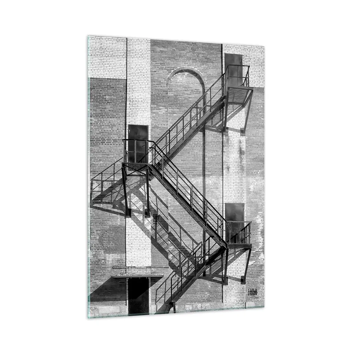 Billede på glas - Industriel stil - 50x70 cm