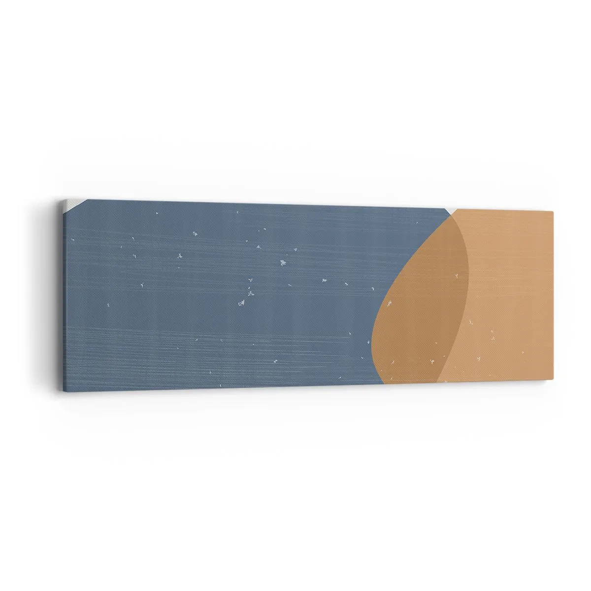 Lærredstryk - Billede på lærred - Ovaler og påvirkninger - 90x30 cm