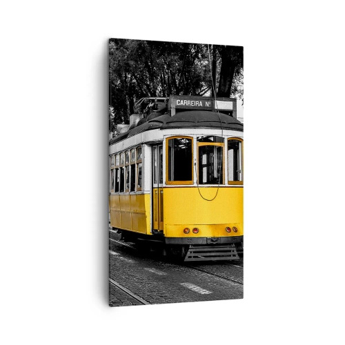 Lærredstryk - Billede på lærred - Og en fado i baggrunden - 45x80 cm