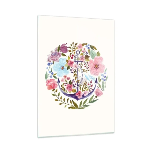 Billede på glas - En sømands gode nattesøvn - 50x70 cm