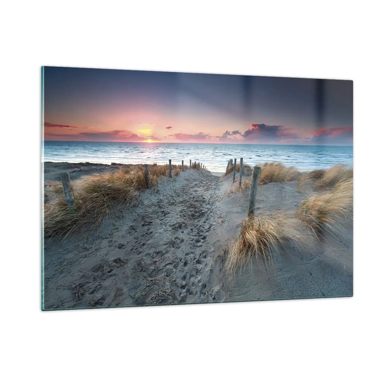 Billede på glas - Du har udgydt en regnbue af strålende pragt.... - 120x80 cm