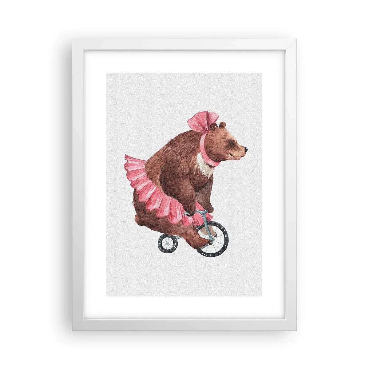 Plakat i hvid ramme - Sikke et cirkus! - 30x40 cm