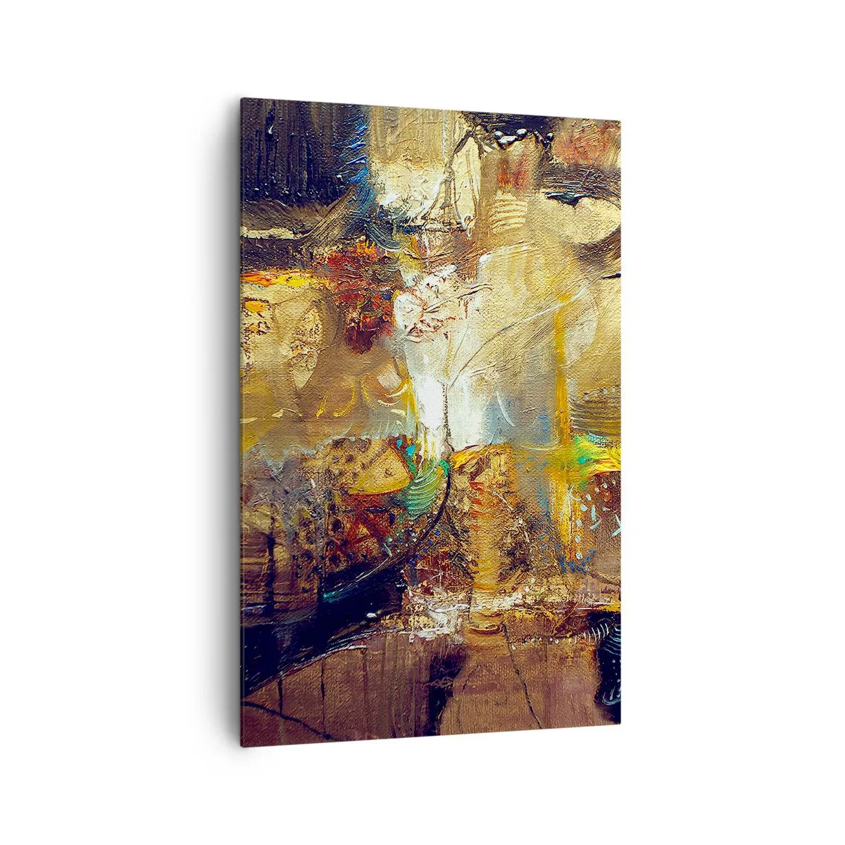 Lærredstryk - Billede på lærred - Kold, varm, meget varm - 80x120 cm