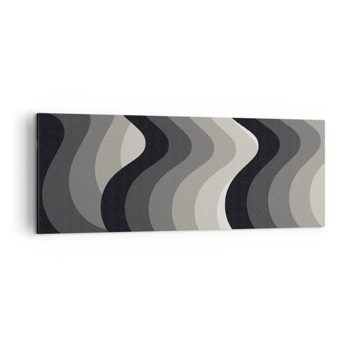 Lærredstryk - Billede på lærred - Bølge efter bølge - 140x50 cm