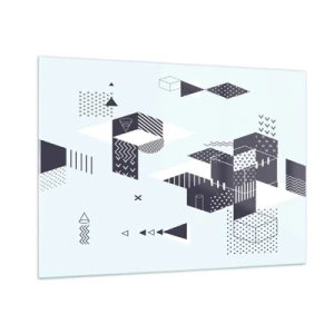 Billede på glas - I matematikkens sjæl - 100x70 cm