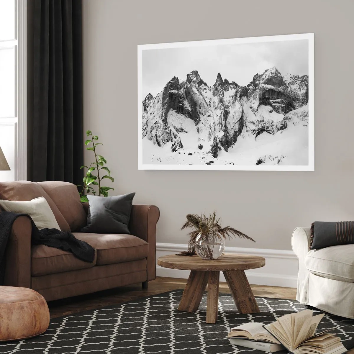 Plakat - Granit truende højderyg - 40x30 cm