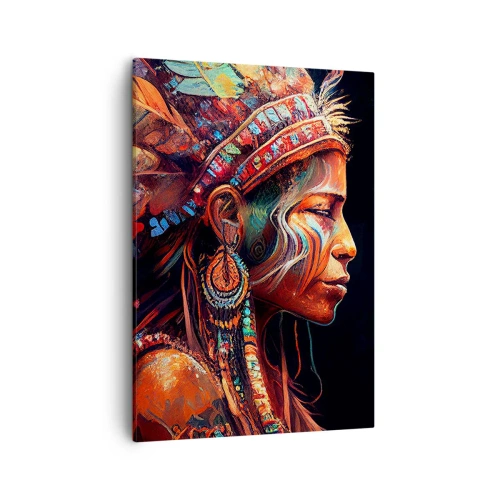 Lærredstryk - Billede på lærred - Et magisk ritual - 50x70 cm