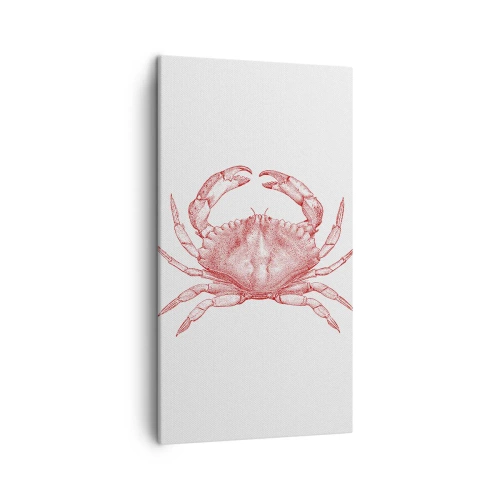 Lærredstryk - Billede på lærred - Krabbe over krabber - 45x80 cm