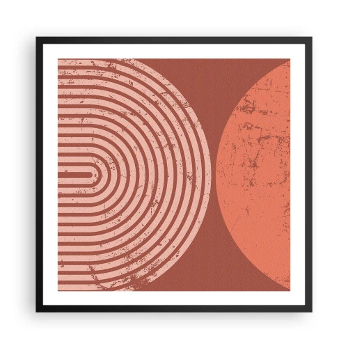 Plakat i sort ramme - Tæt forhold - 60x60 cm