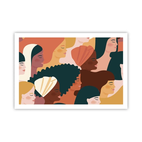 Plakat - Kun kvindelighed - 91x61 cm