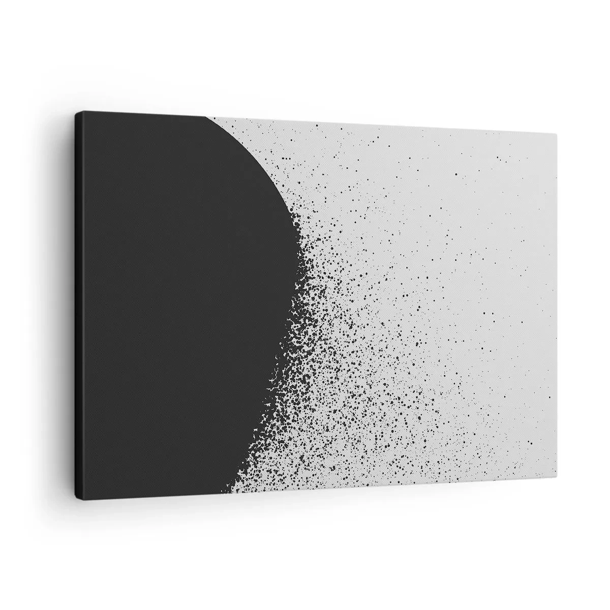 Lærredstryk - Billede på lærred - Partikelbevægelse - 70x50 cm