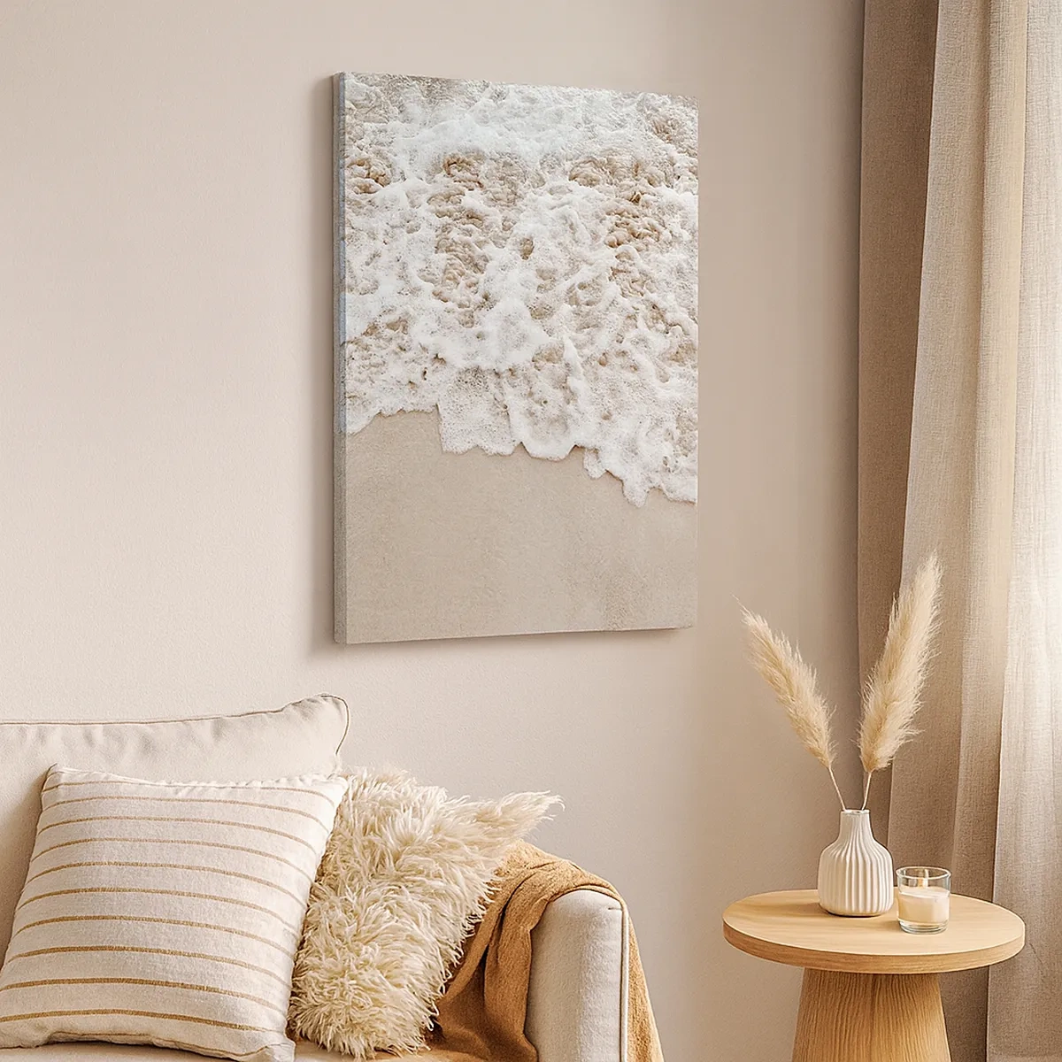 Lærredstryk - Billede på lærred - Jeg er straks tilbage - 50x70 cm