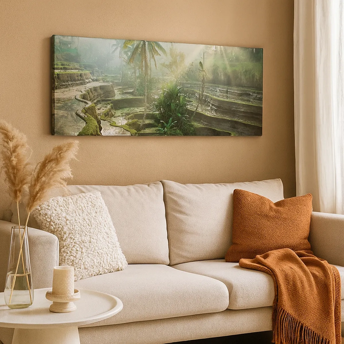 Lærredstryk - Billede på lærred - Voksende op i solen - 30x30 cm