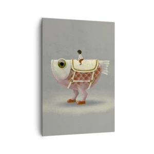 Lærredstryk - Billede på lærred - Rybonski rytter - 70x100 cm