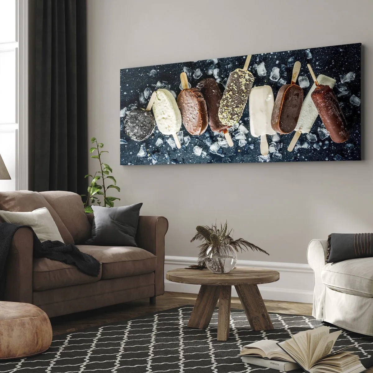 Lærredstryk - Billede på lærred - En smag af varm sommer - 160x50 cm