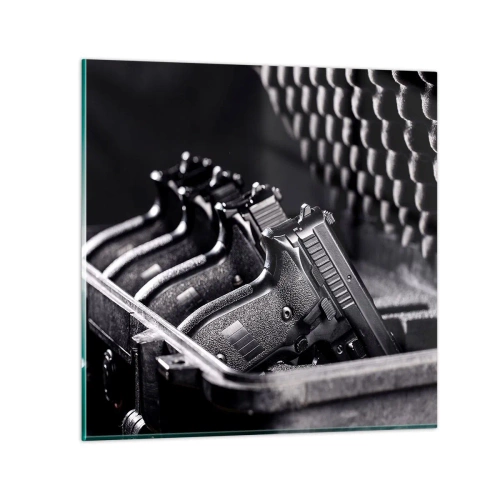 Billede på glas - Sport for mænd - 30x30 cm