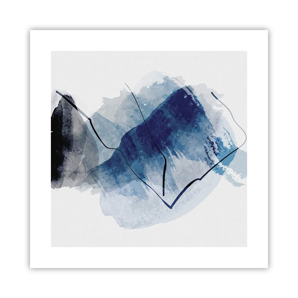 Plakat - Isbjerg - 40x40 cm