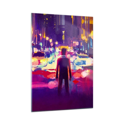 Billede på glas - Nedsænket i lys - 50x70 cm