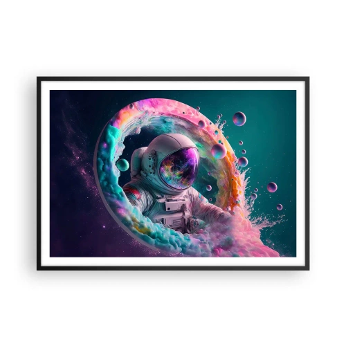 Plakat i sort ramme - Stjerneport - 100x70 cm