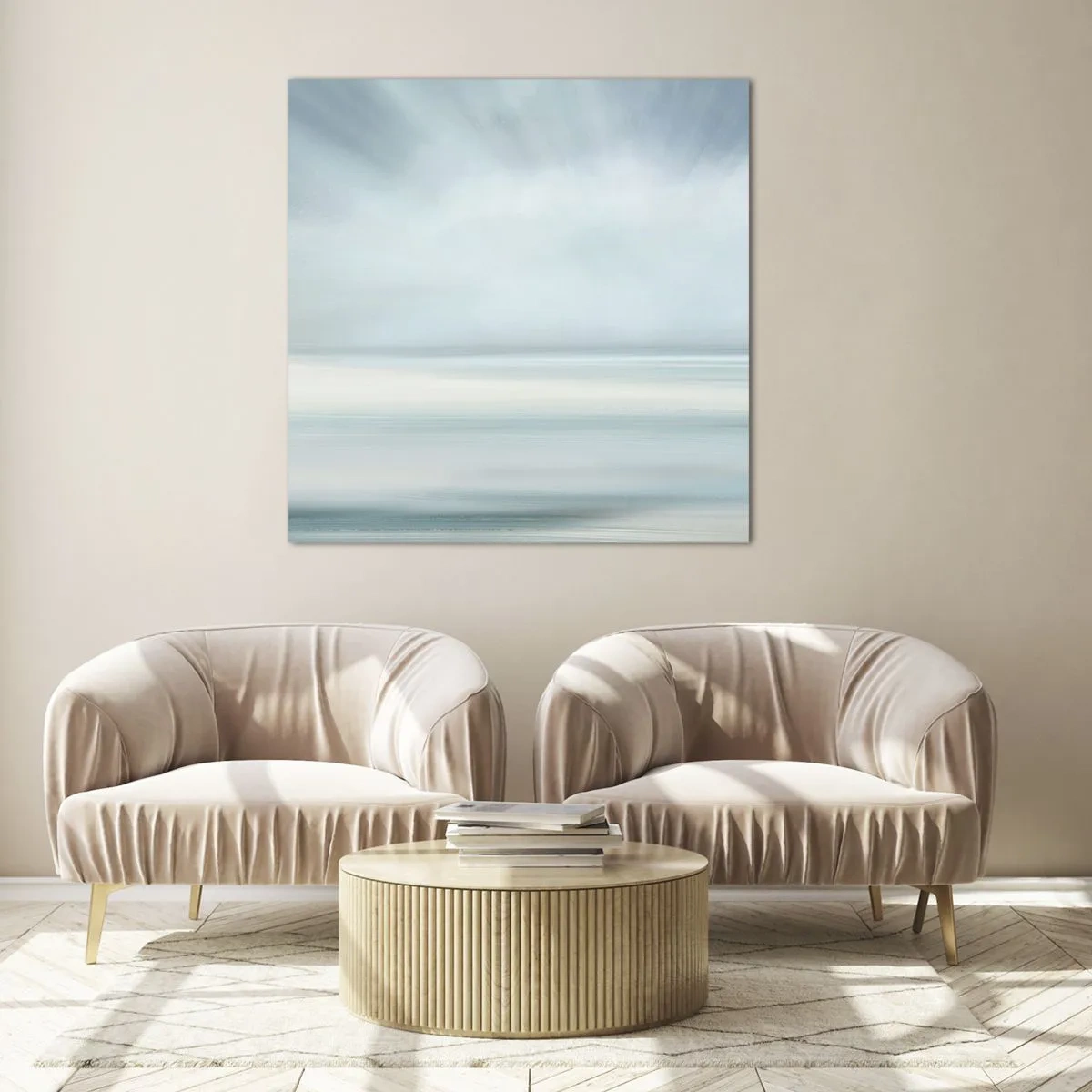 Billede på glas - Fred hele vejen til horisonten - 30x30 cm