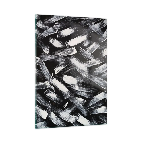 Billede på glas - Abstraktion i den industrielle ånd - 50x70 cm