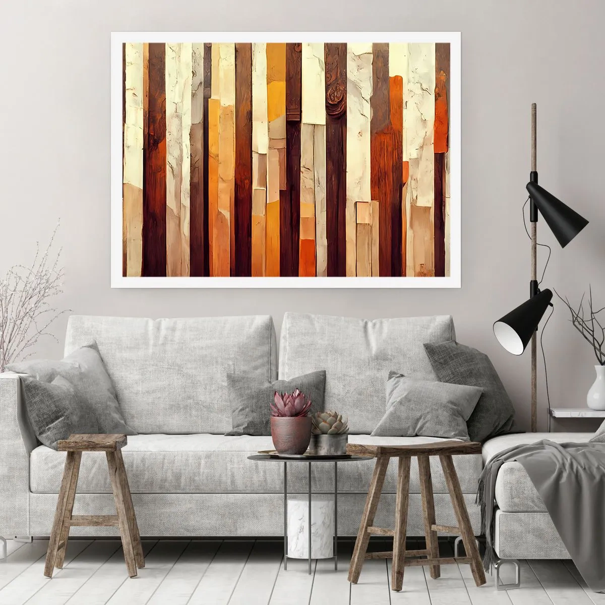 Plakat - Hymne af skovens træer - 100x70 cm