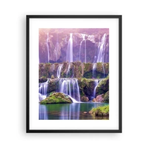 Plakat i sort ramme - Trappe til himlen - 40x50 cm