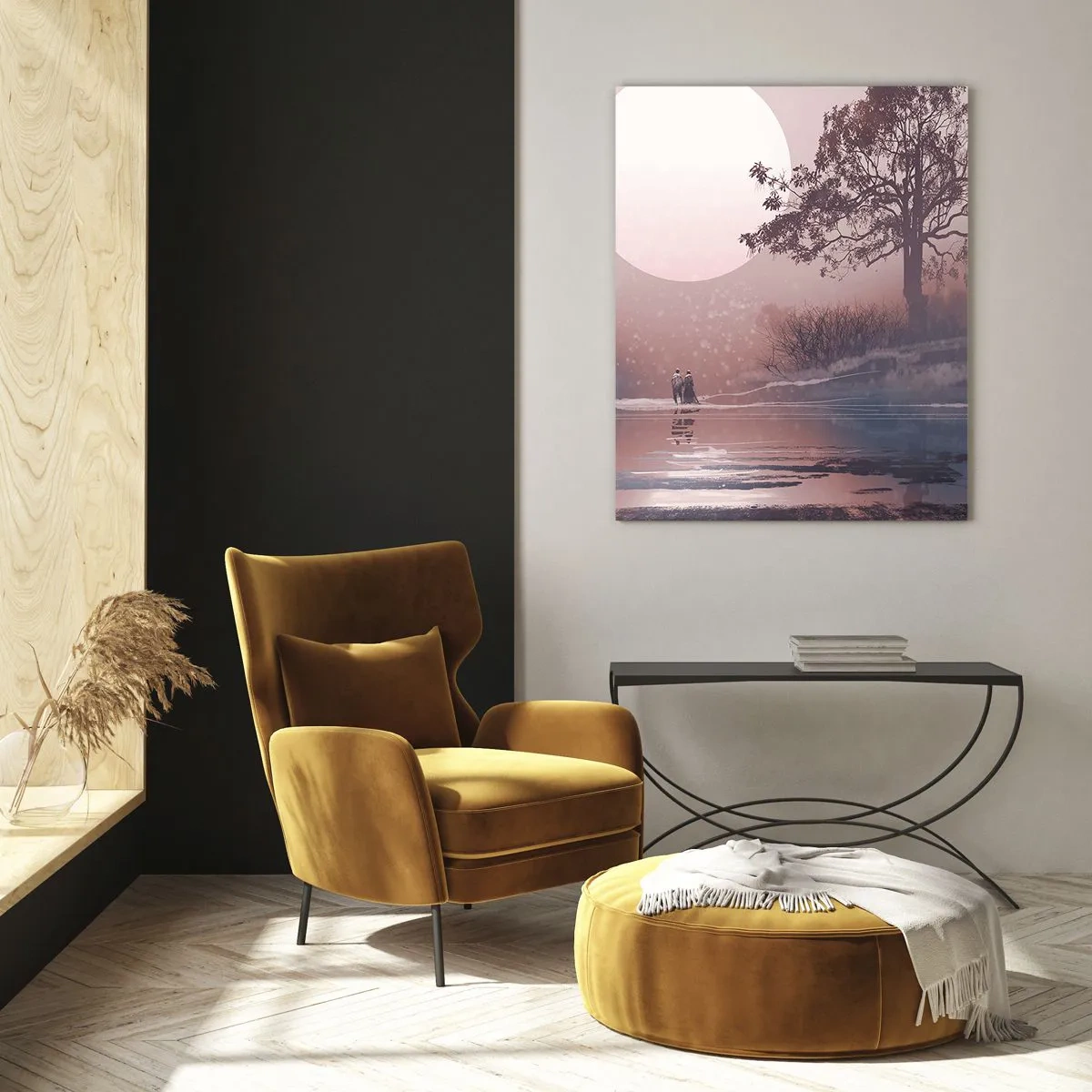 Billede på glas - Natlige mærkværdigheder - 70x100 cm