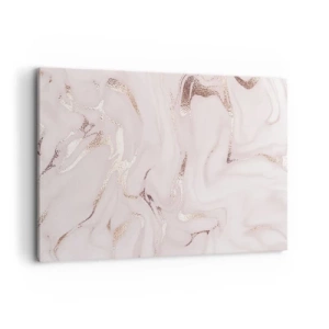 Lærredstryk - Billede på lærred - I et lyserødt tørklæde - 120x80 cm