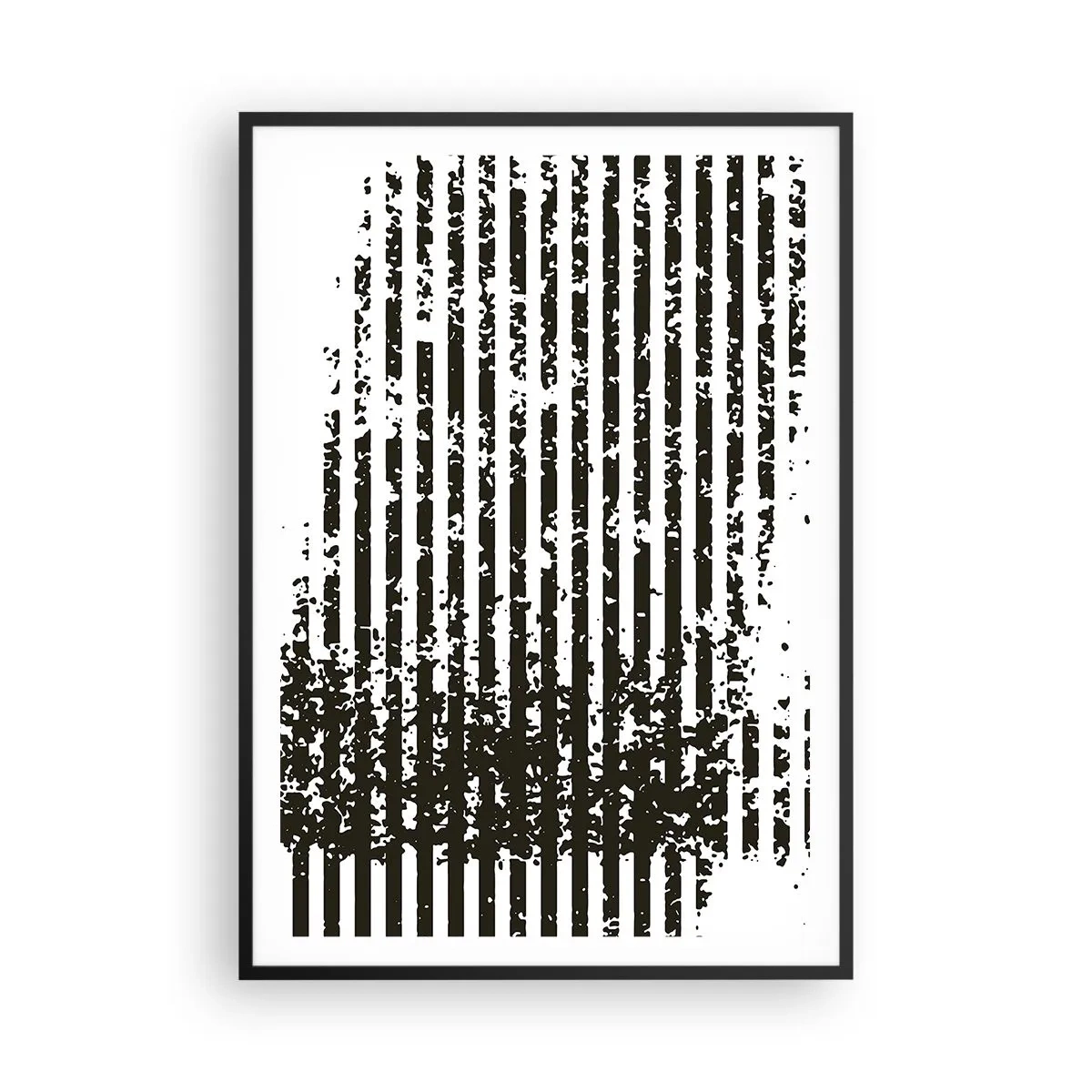 Plakat i sort ramme - Rytme og støj - 70x100 cm