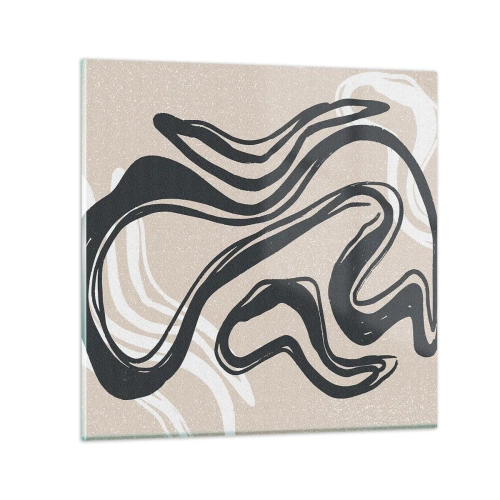 Billede på glas - Multipliceret udtryk - 70x70 cm